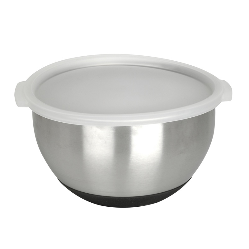 stainless steel Mixing Bowls with PP Lips
