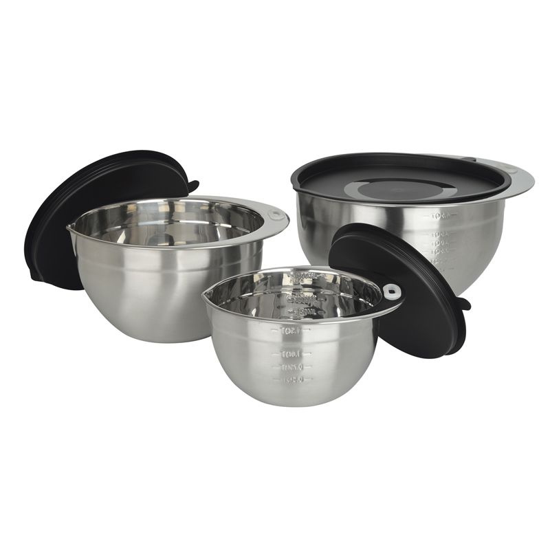 Mixing Bowl with Wide Handing and Lid