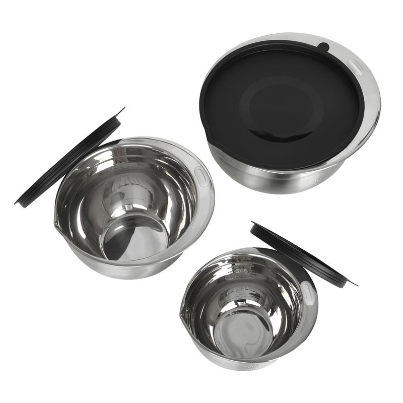 Mixing Bowl with Wide Handing and Lid