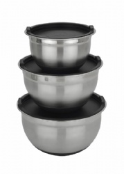 Mixing Bowl with Black Lid
