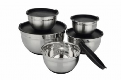 Mixing Bowl with Black Lid
